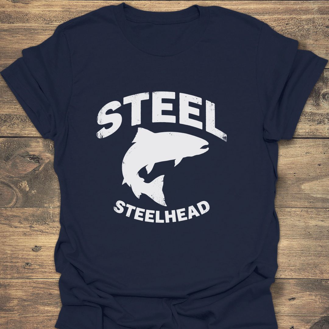 Steel Steelhead - Navy t-shirt