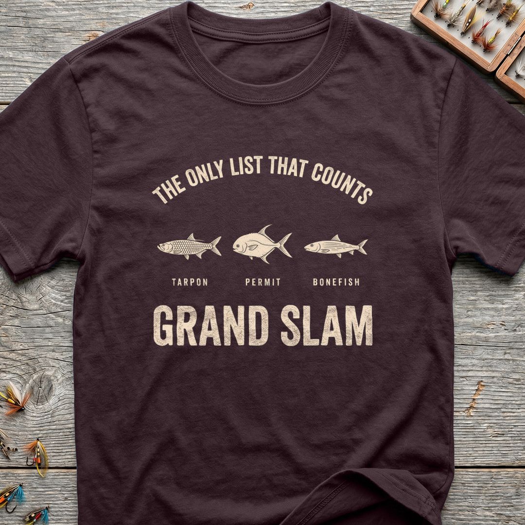 Grand Slam Flats Trifecta - Dark Chocolate t-shirt