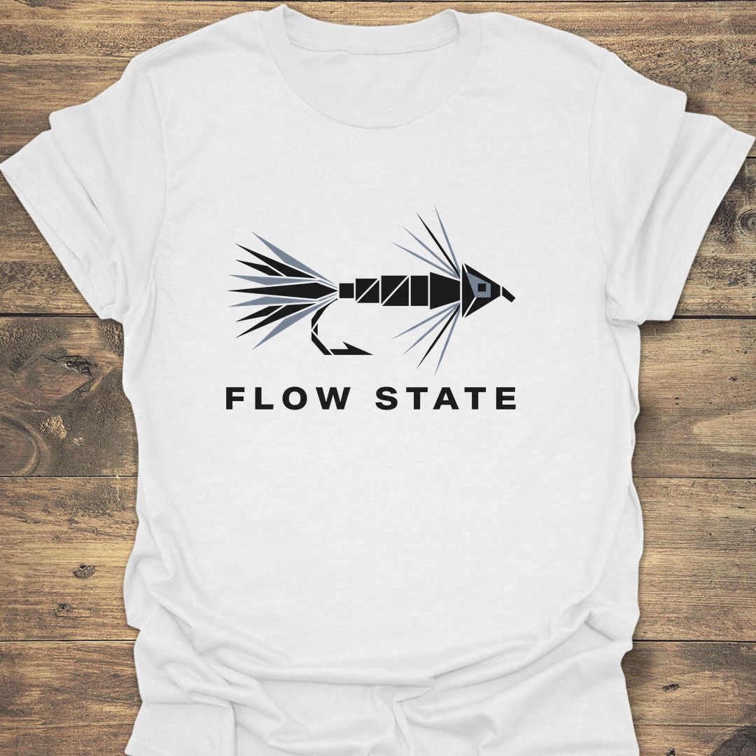 Flow State Nymph - White t-shirt