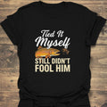 Tied It Myself Fly Tying - Black t-shirt