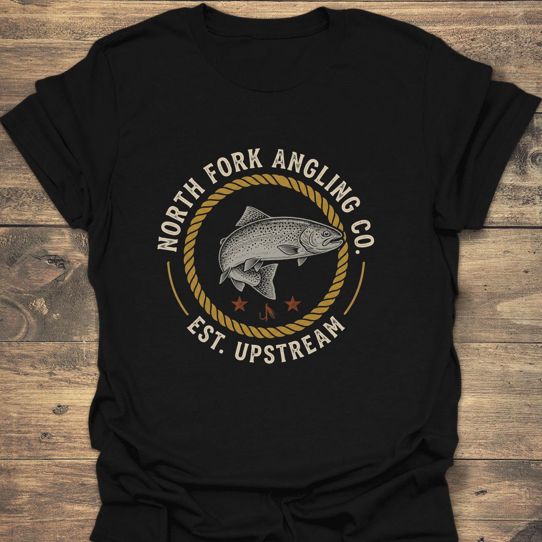 North Fork Angling Co - Black t-shirt