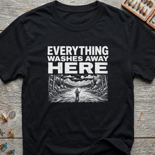 - Black t-shirt