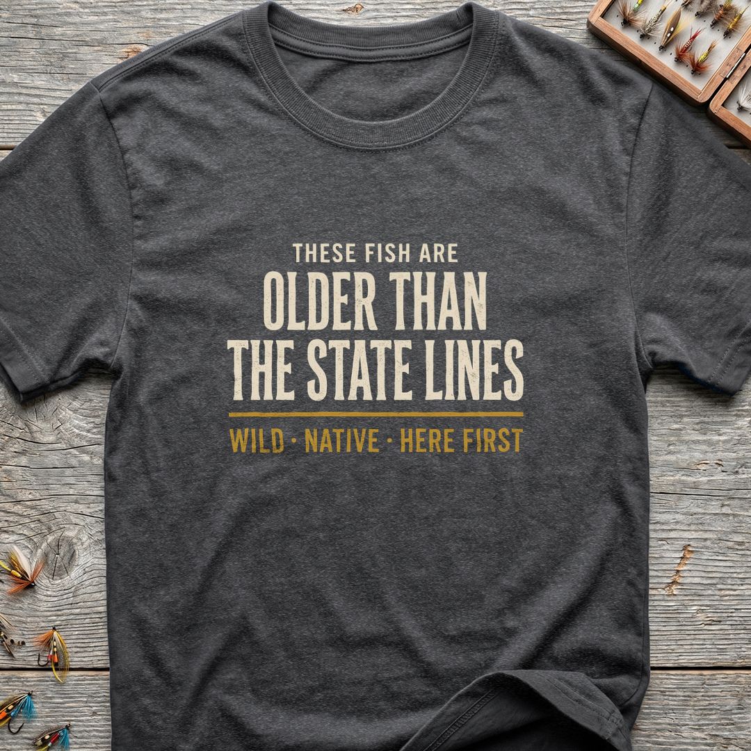 Older Than The State Lines - Dark Heather t-shirt