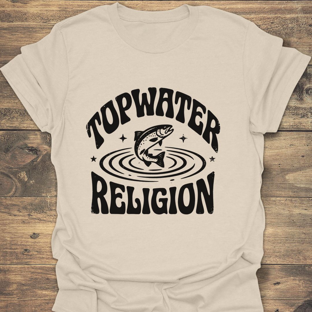Topwater Religion - Natural t-shirt