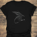 Gotta Fly Wet Fly Sketch - Black t-shirt