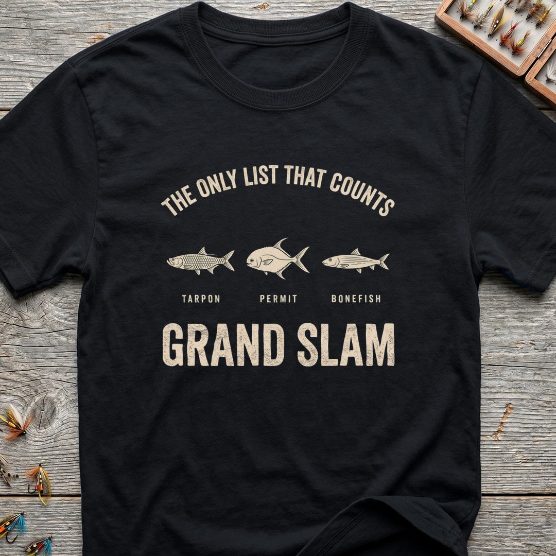 Grand Slam Flats Trifecta - Black t-shirt