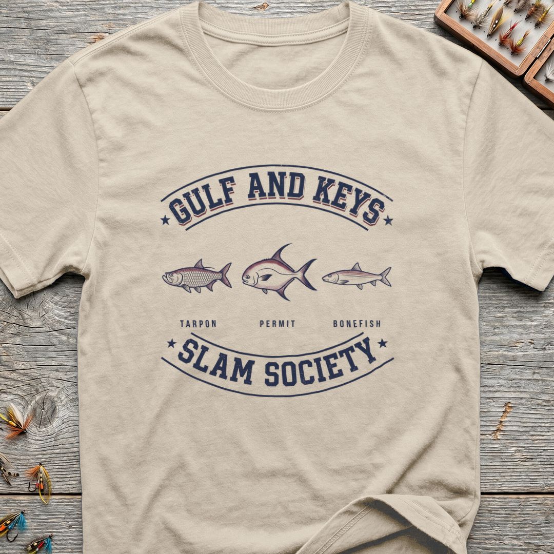 Gulf and Keys Slam Society - Natural t-shirt