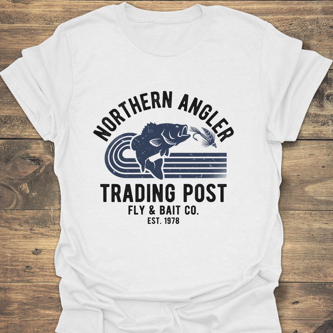 Northern Angler Trading Post - White t-shirt