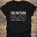 The Pattern Fishing Day - Black t-shirt
