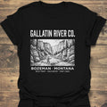 Gallatin River Co Bozeman - Black t-shirt