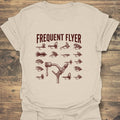 Frequent Flyer Fly Tying - Natural t-shirt