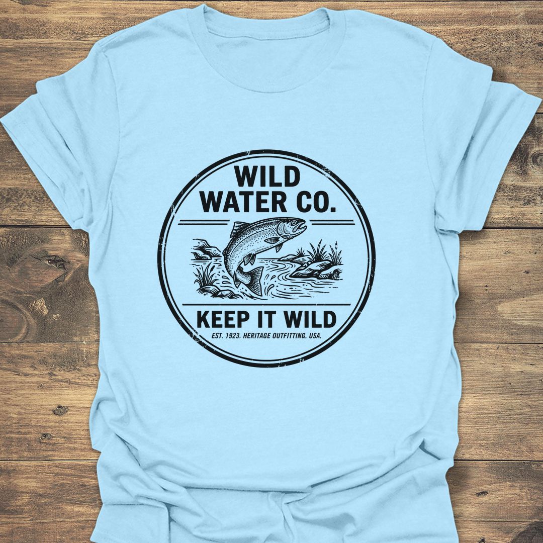 Wild Water Co Keep It - Light Blue t-shirt