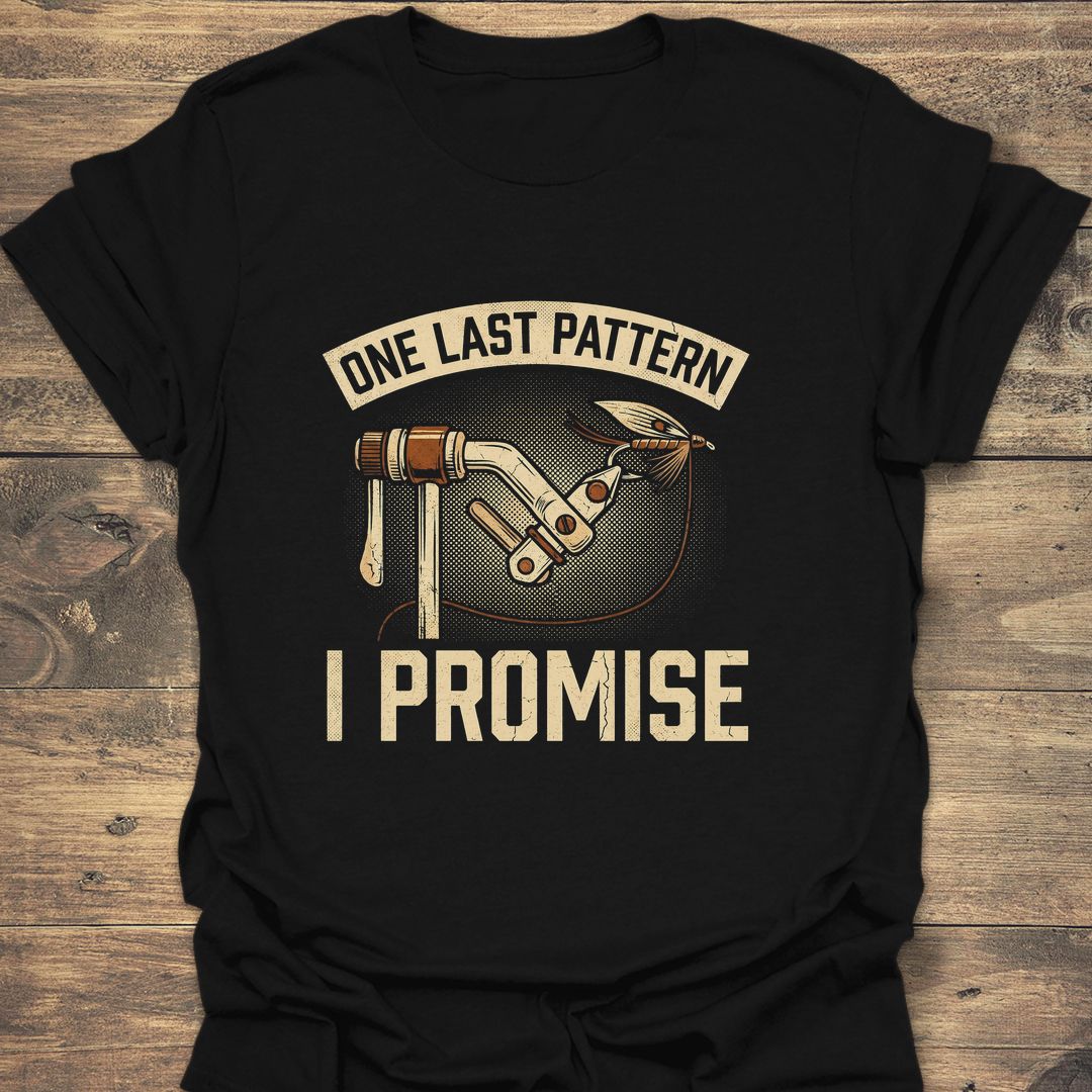 One Last Pattern I Promise - Black t-shirt