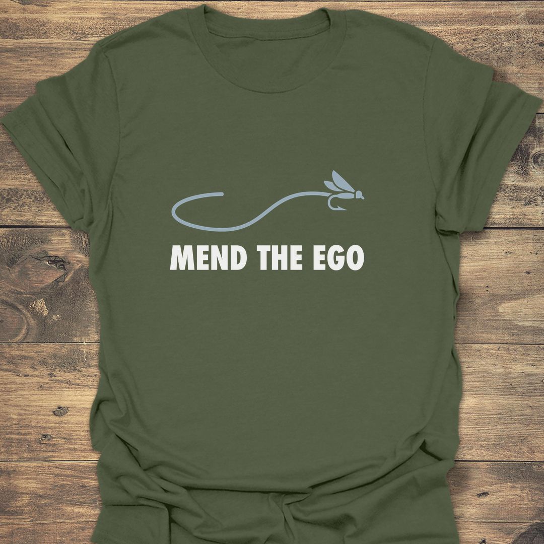 Mend The Ego - Military Green t-shirt