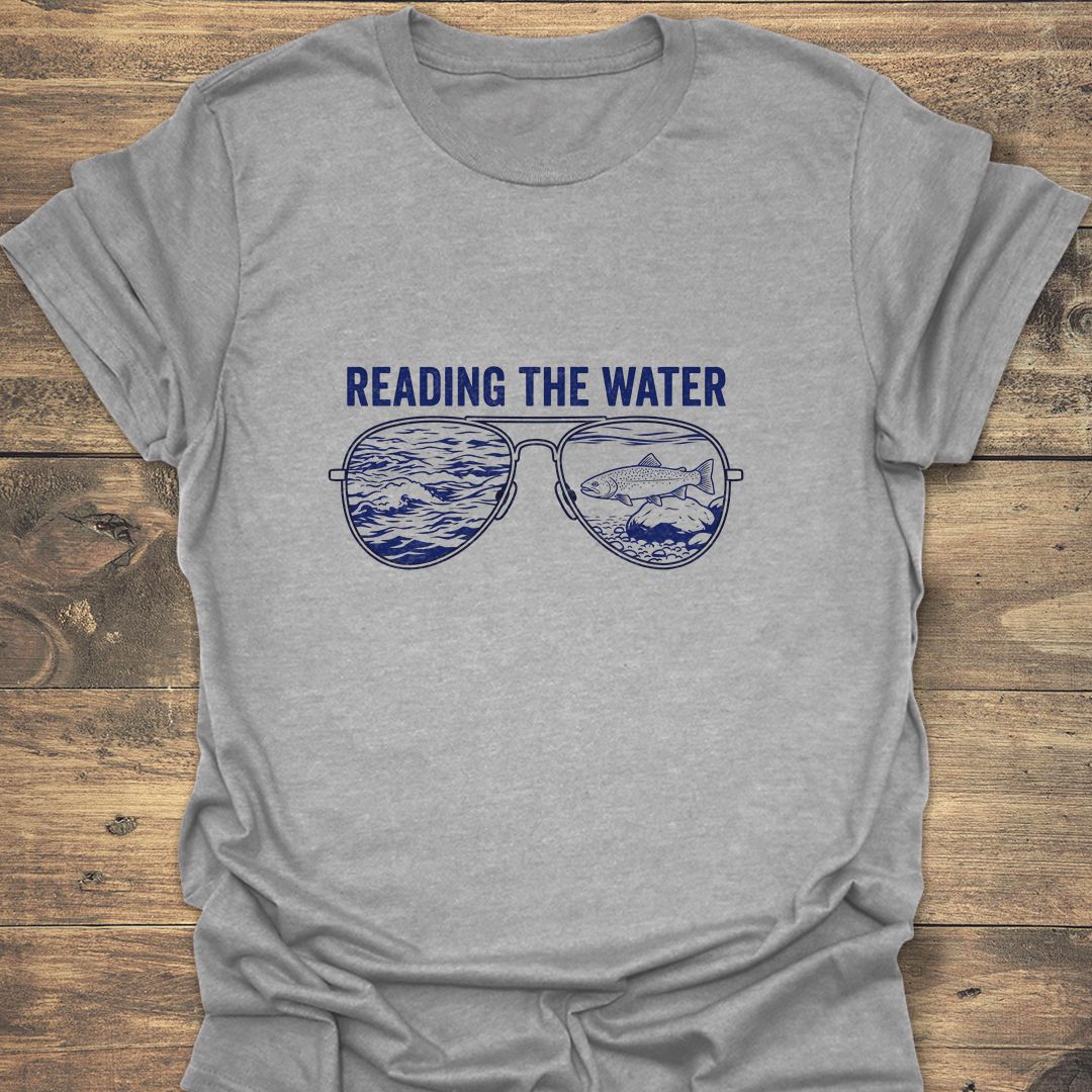 Reading The Water - Sport Grey t-shirt