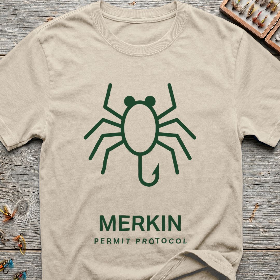 Merkin Permit Protocol - Natural t-shirt