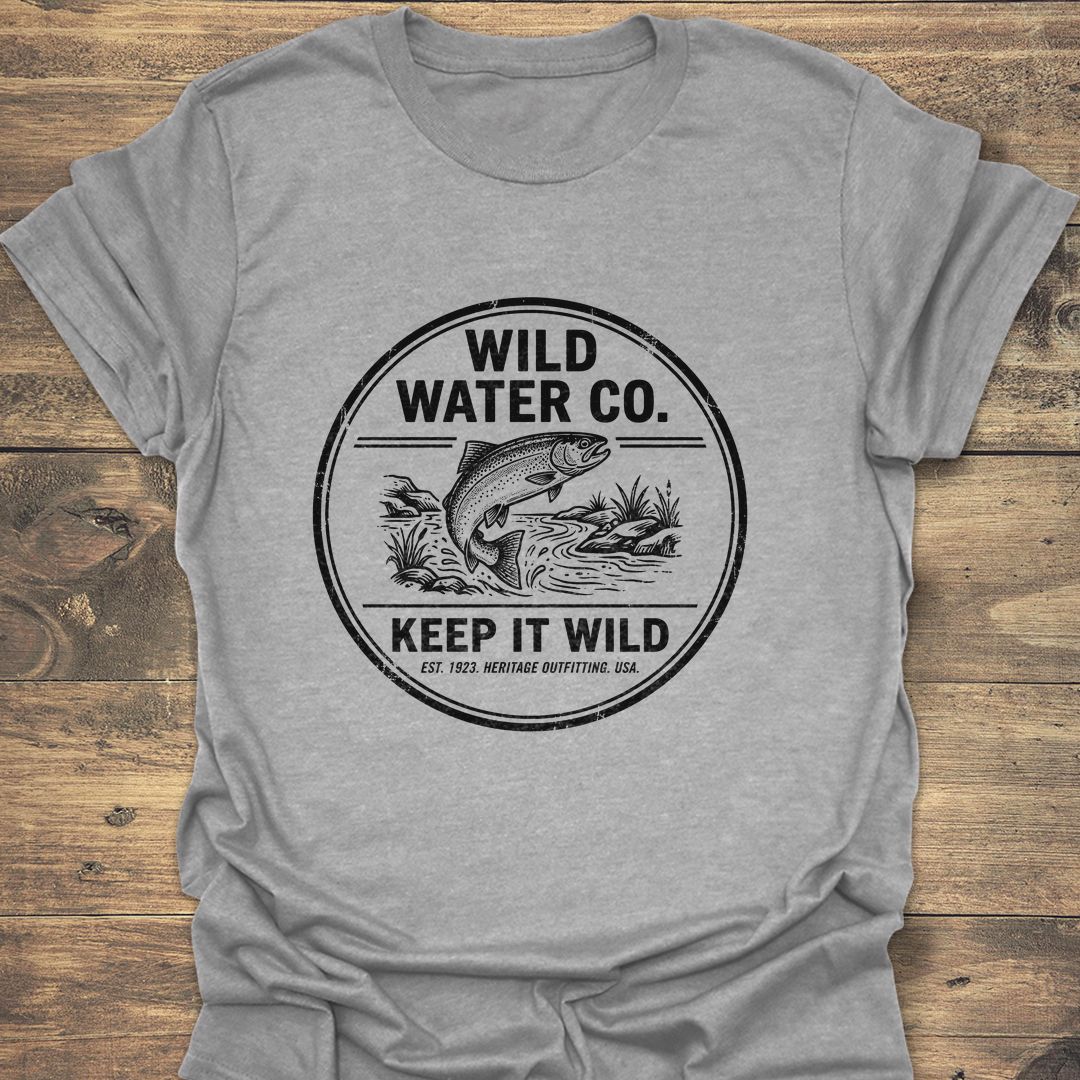 Wild Water Co Keep It - Sport Grey t-shirt