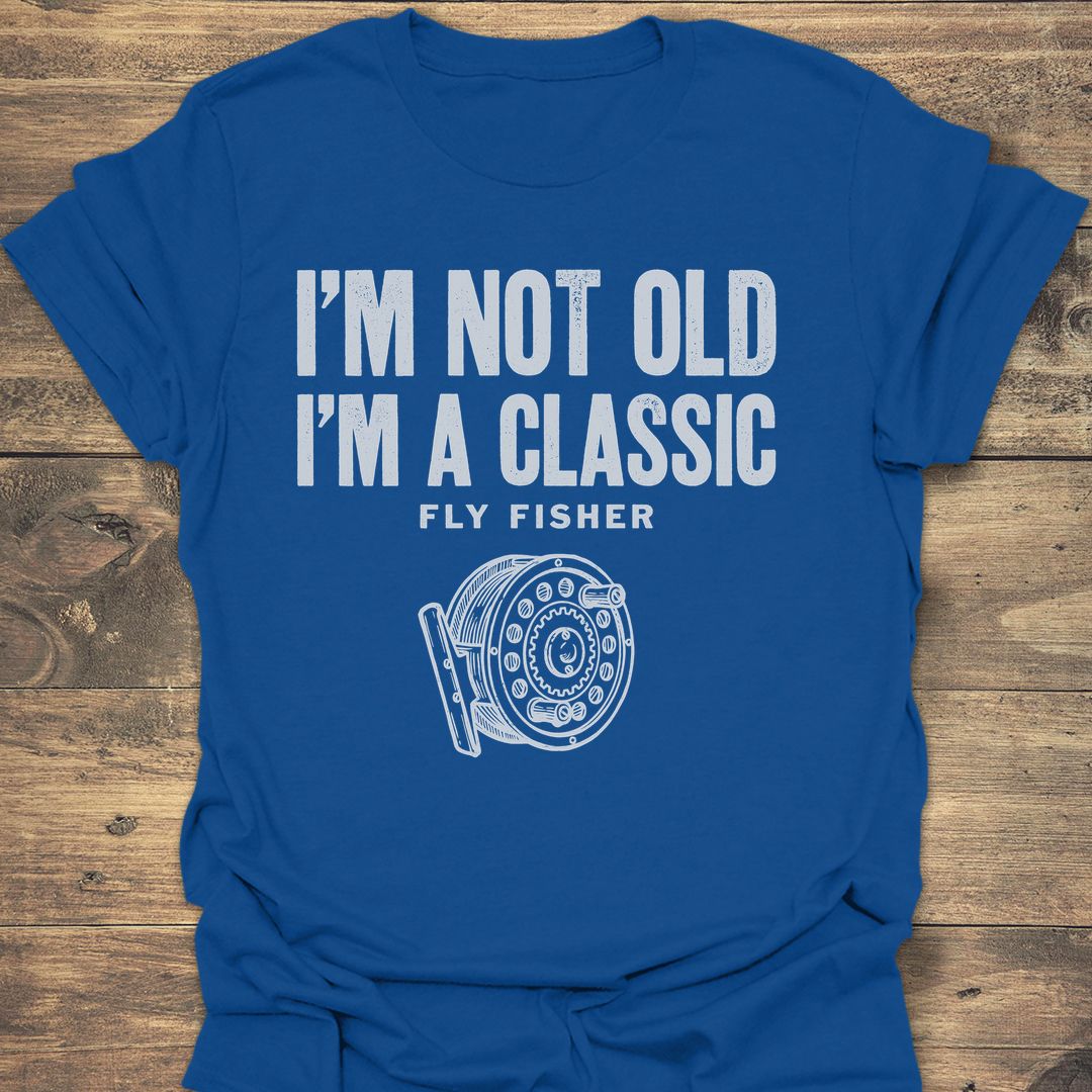 Not Old A Classic Fly - Royal t-shirt