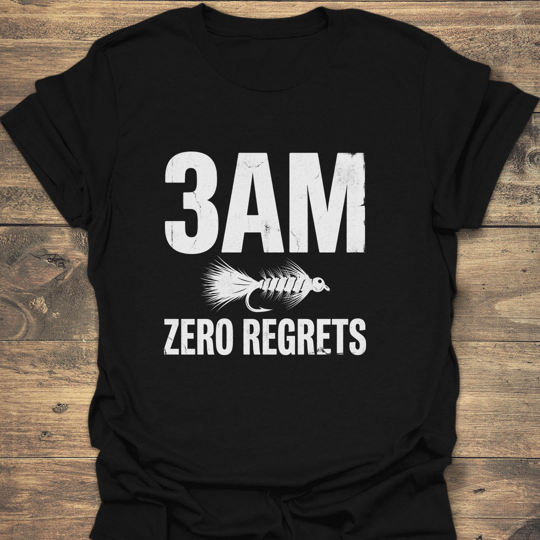 3AM Zero Regrets - Black t-shirt