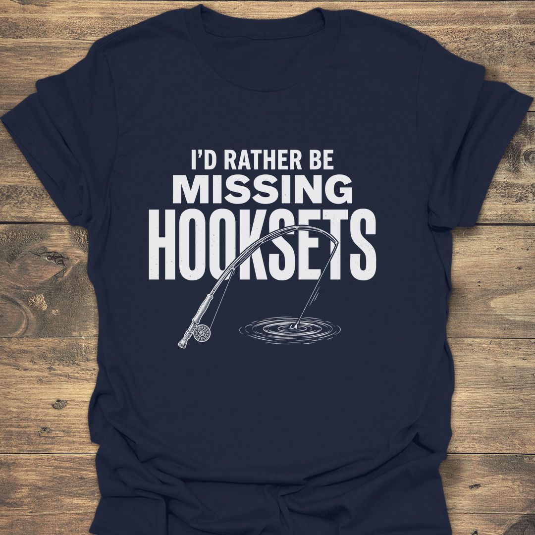 Rather Be Missing Hooksets - Navy t-shirt