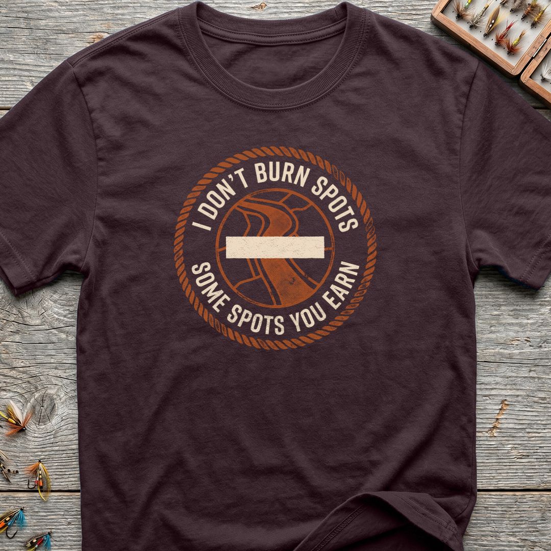 Some Spots You Earn - Dark Chocolate t-shirt