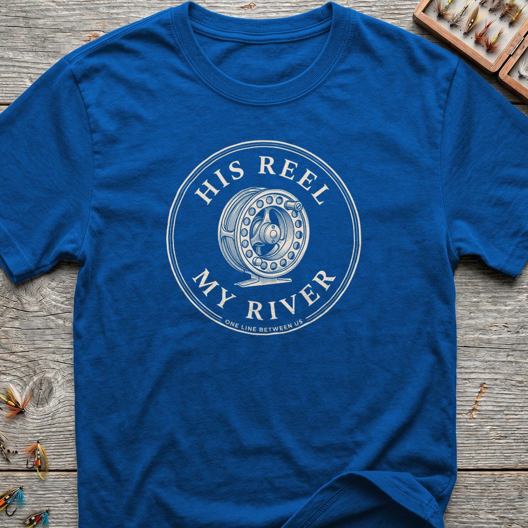 His Reel My River - Royal t-shirt
