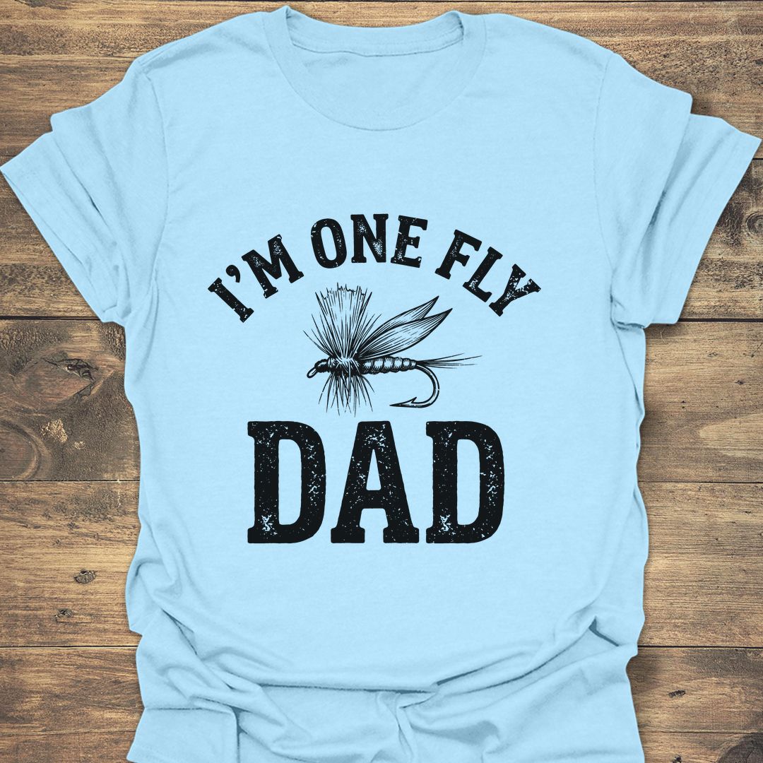 I'm One Fly Dad - Light Blue t-shirt