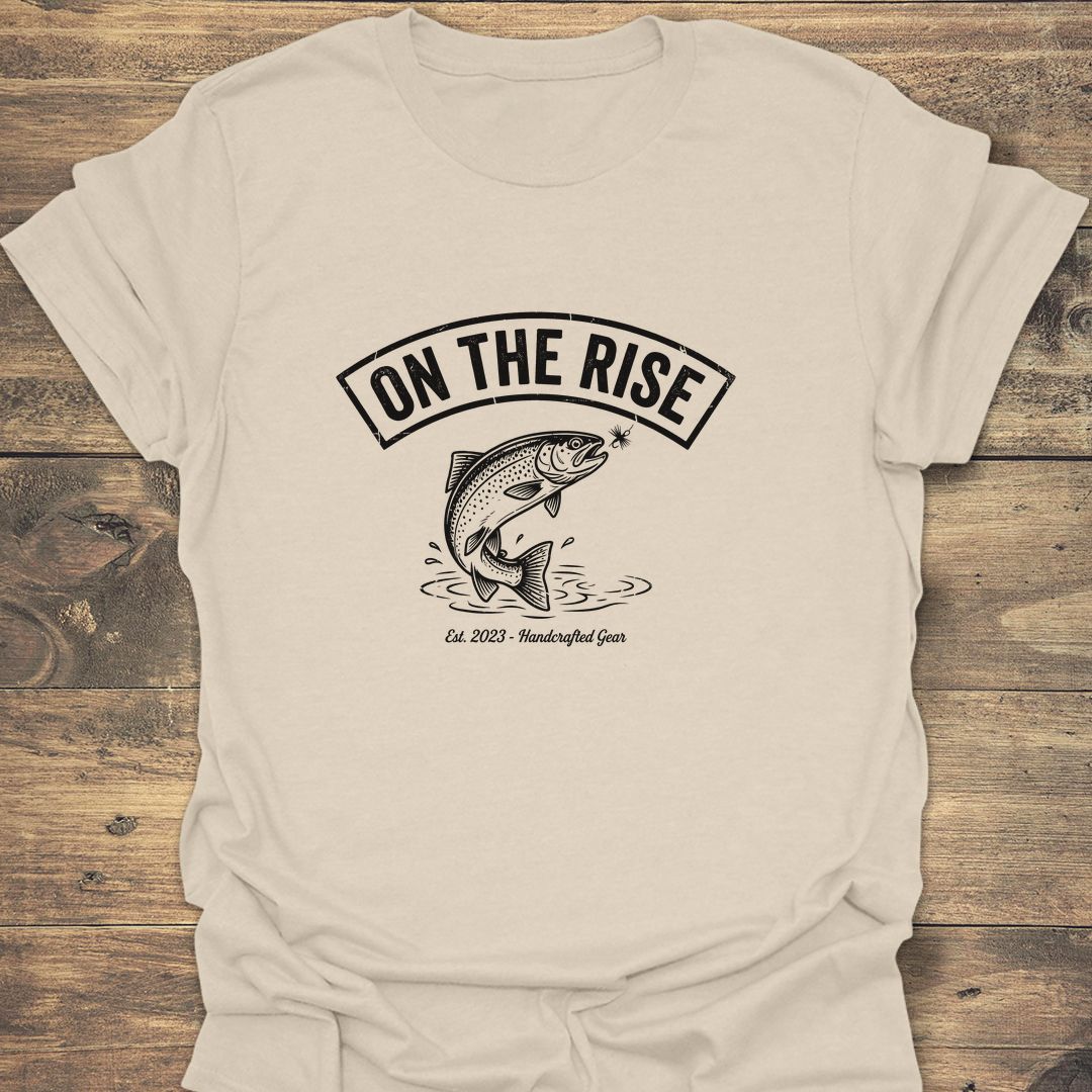 On The Rise Trout - Natural t-shirt