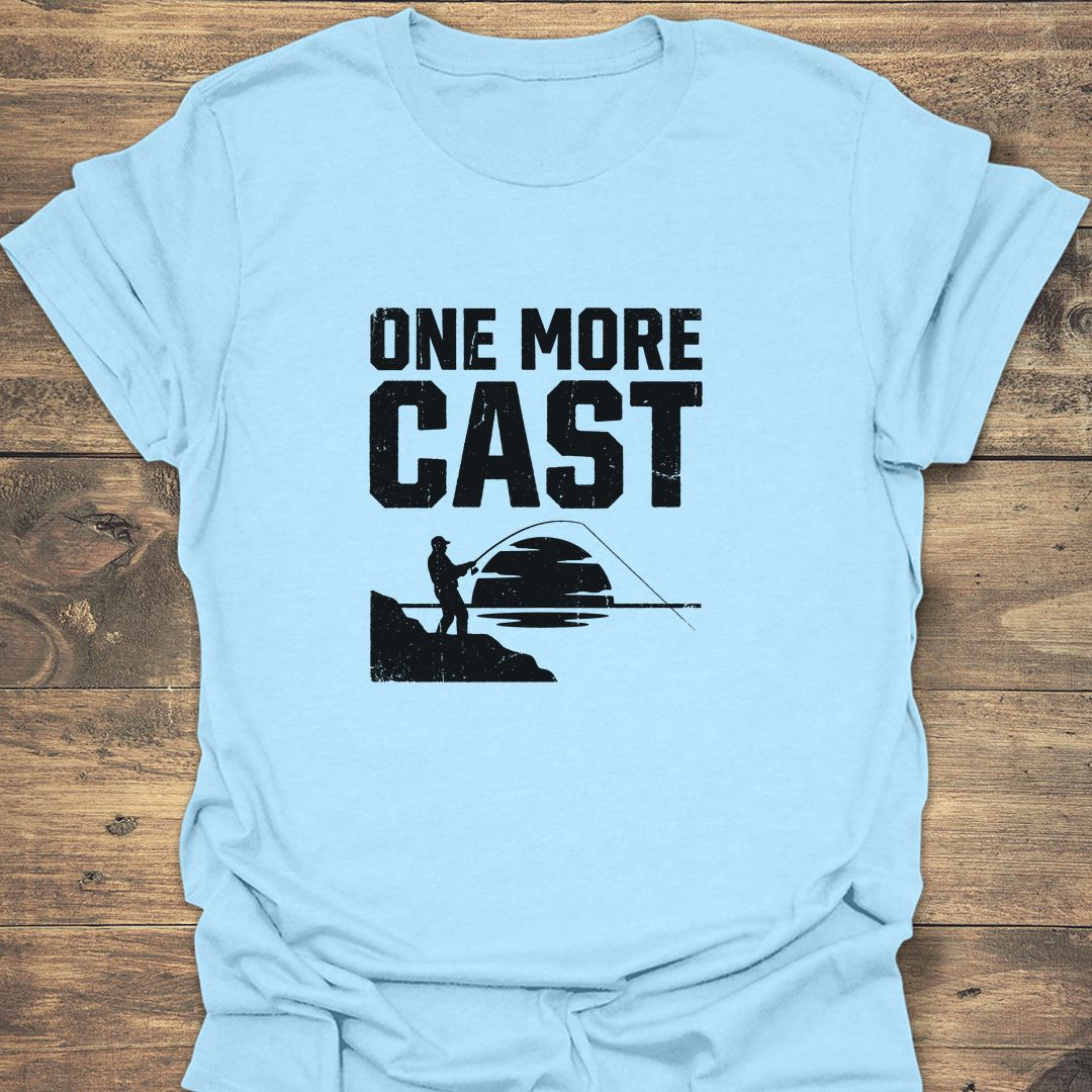 One More Cast - Light Blue t-shirt