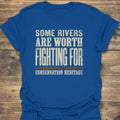 Rivers Worth Fighting For - Royal t-shirt