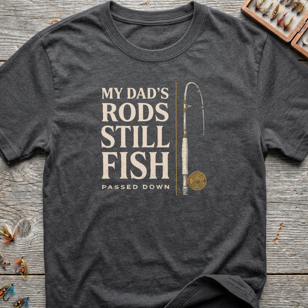 My Dad's Rods - Dark Heather t-shirt