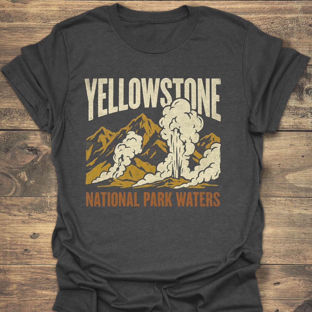Yellowstone National Park Waters - Dark Heather t-shirt