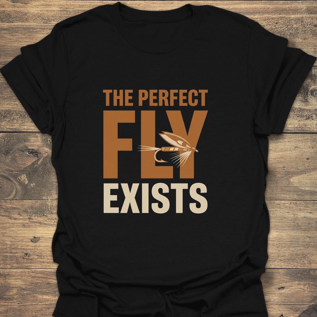 The Perfect Fly Exists - Black t-shirt