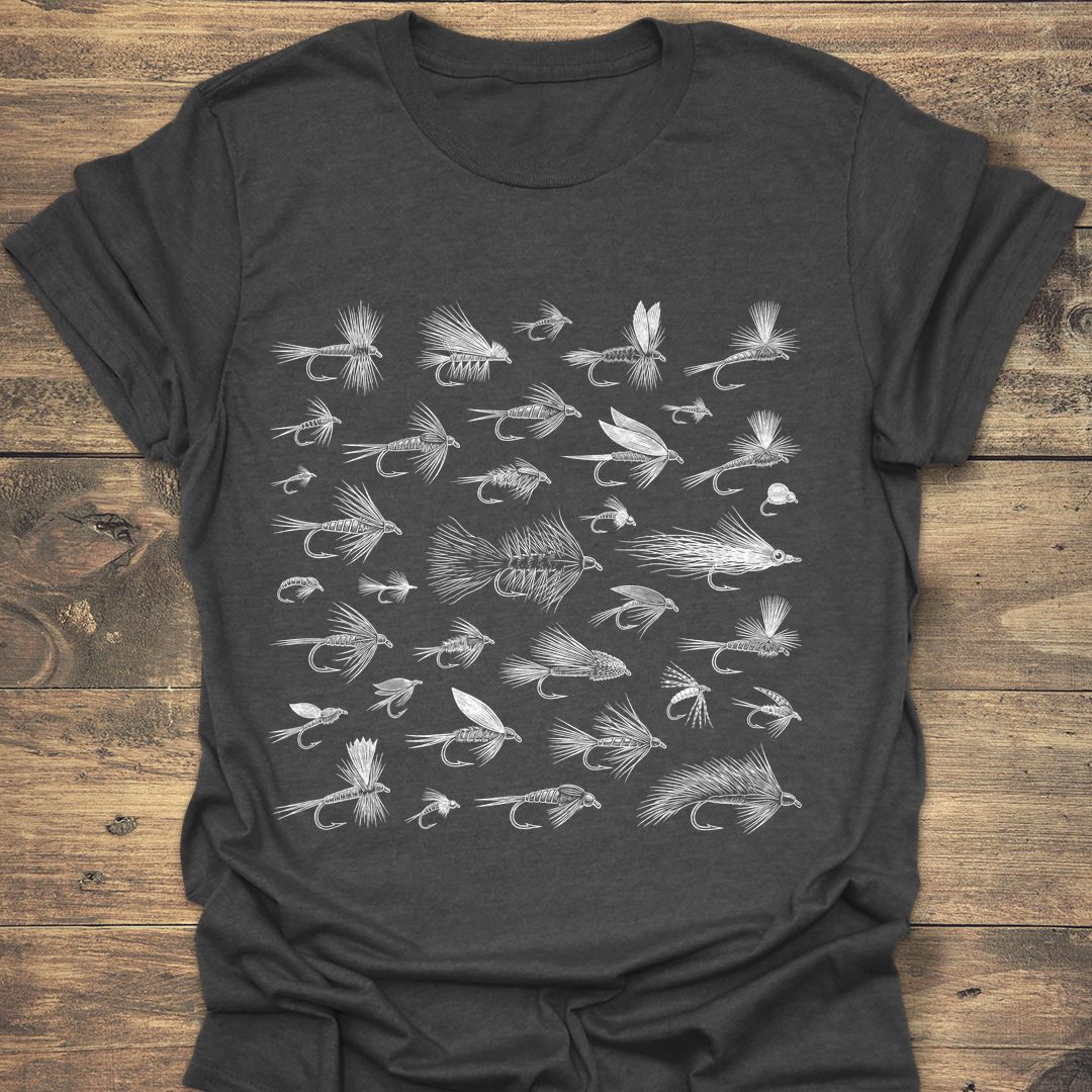 Fly Box Collection - Dark Heather t-shirt