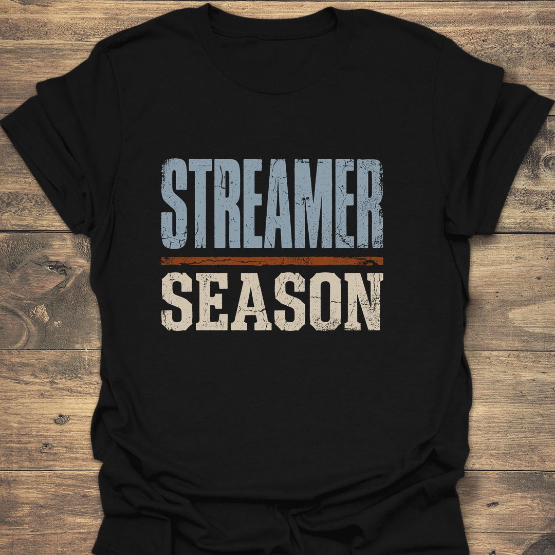 Streamer Season - Black t-shirt