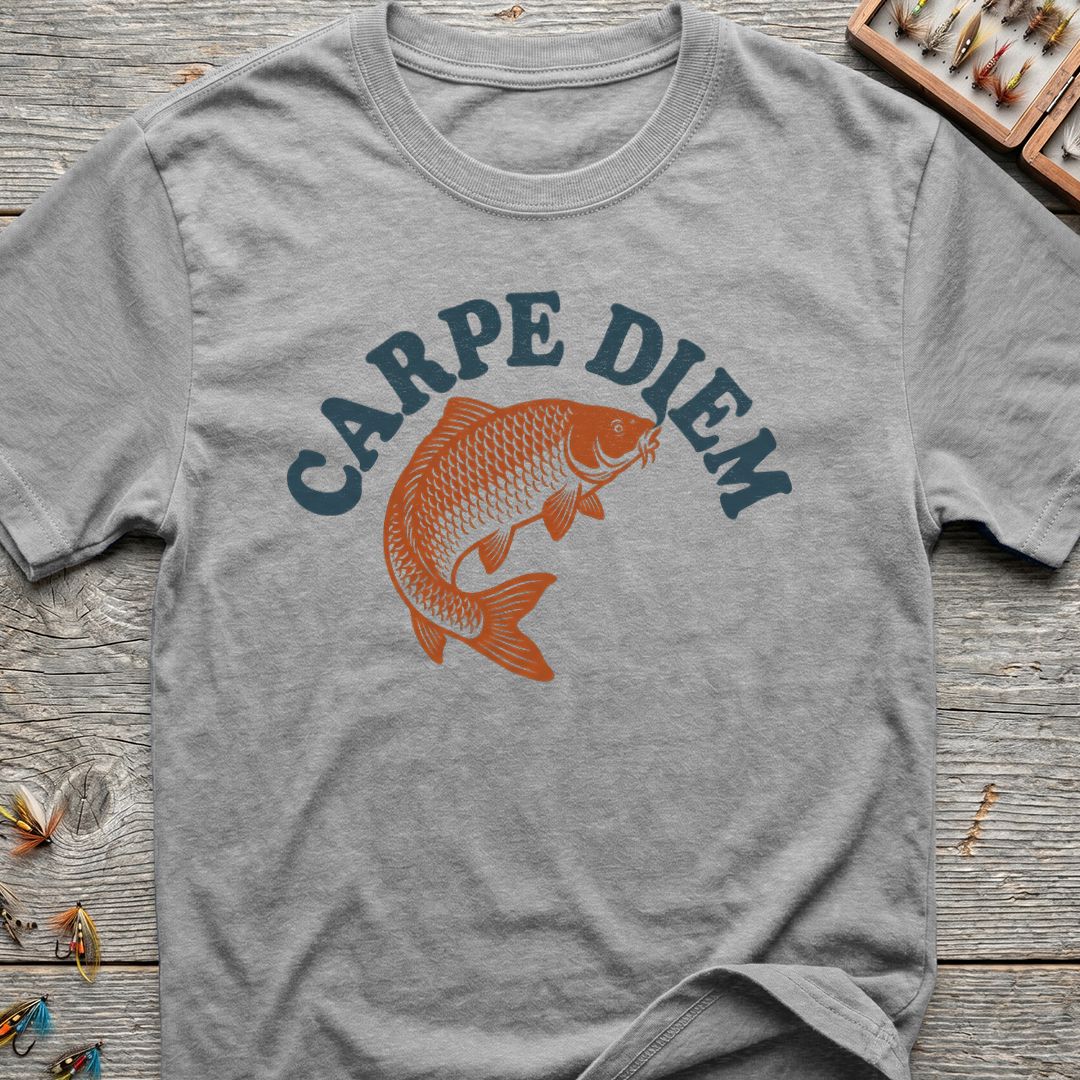 Carpe Diem Carp - Sport Grey t-shirt