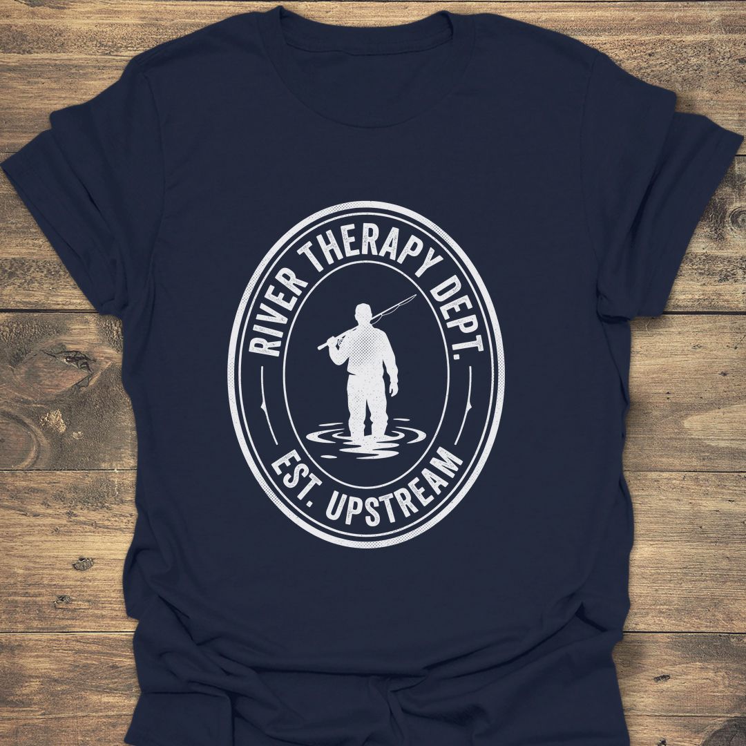 River Therapy Dept - Navy t-shirt