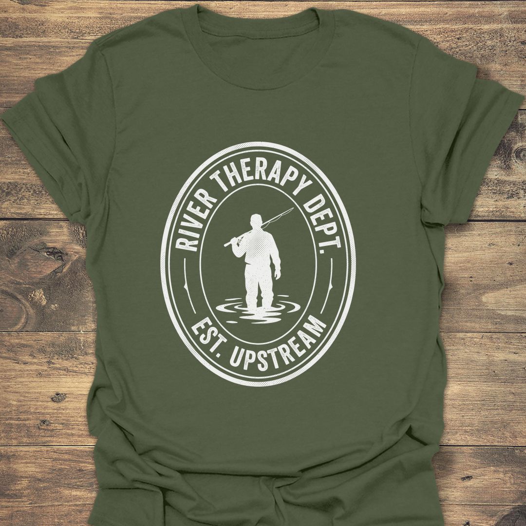 River Therapy Dept - Military Green t-shirt