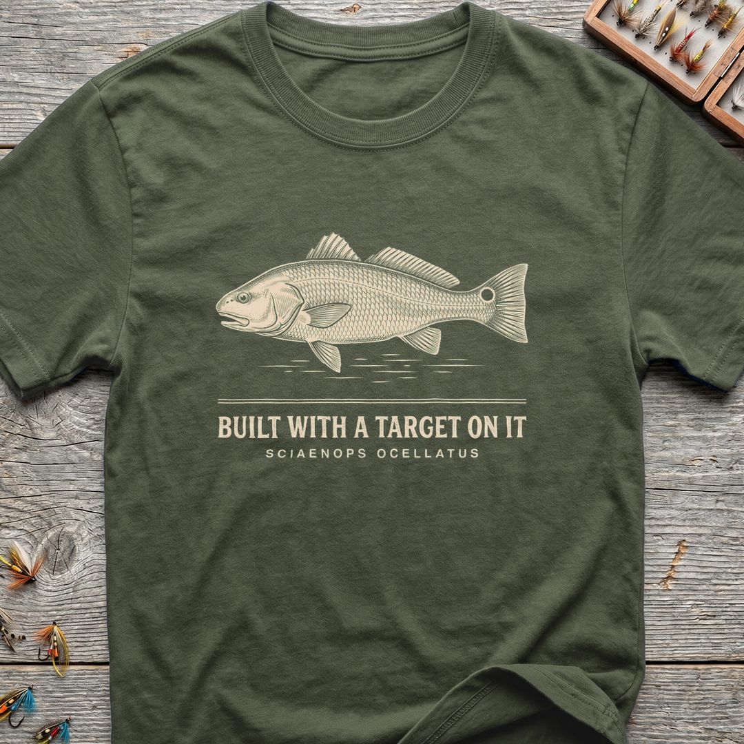 Built With A Target On - Military Green t-shirt