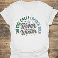 Vise Calls Louder Than River - White t-shirt