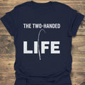 The Two-Handed Life - Navy t-shirt