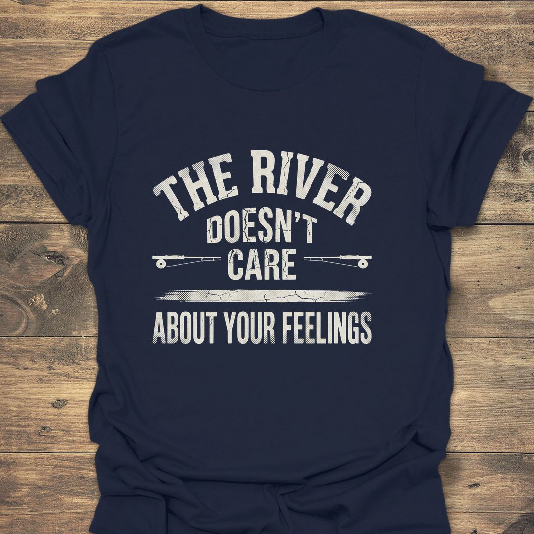 The River Doesn't Care - Navy t-shirt