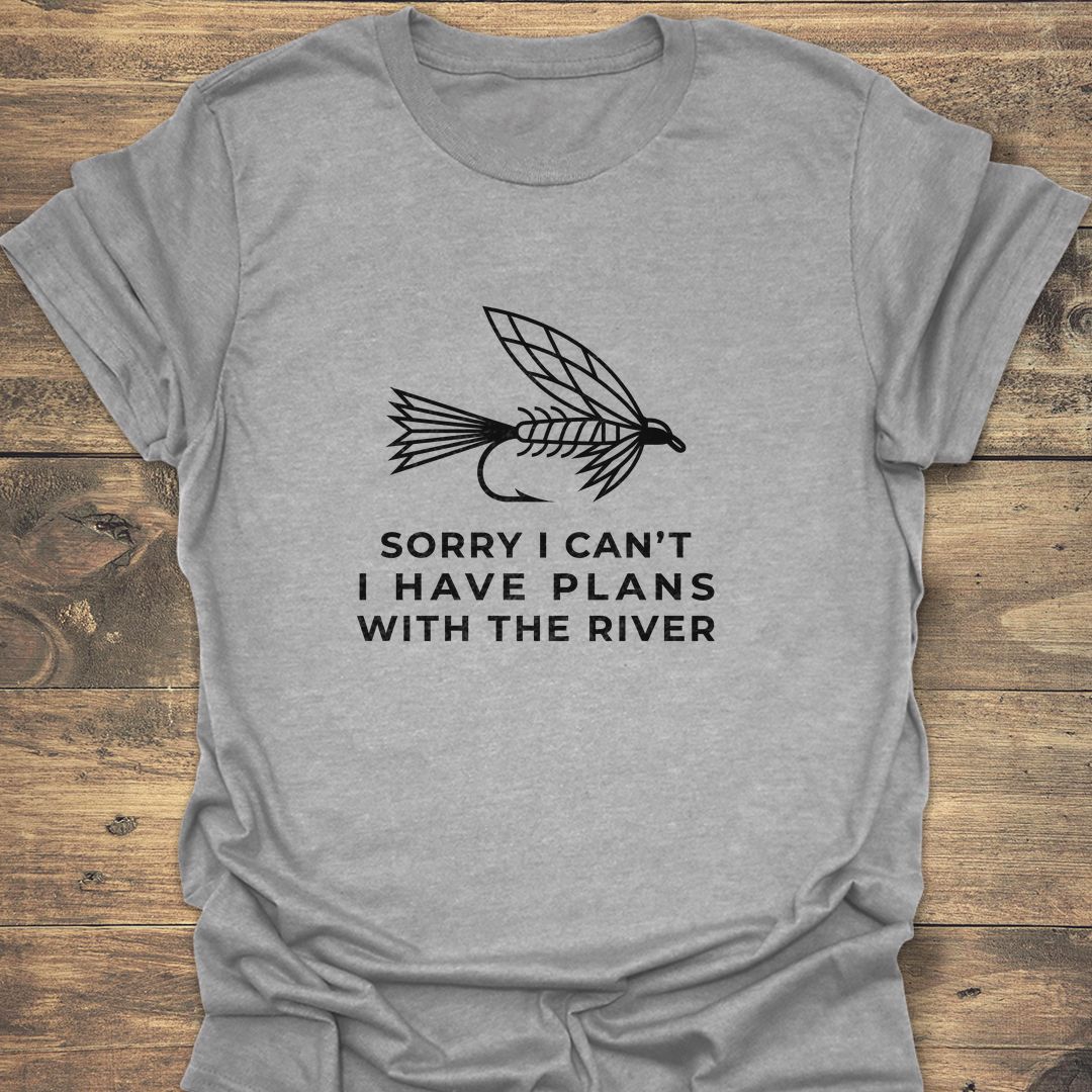 Plans With The River - Sport Grey t-shirt