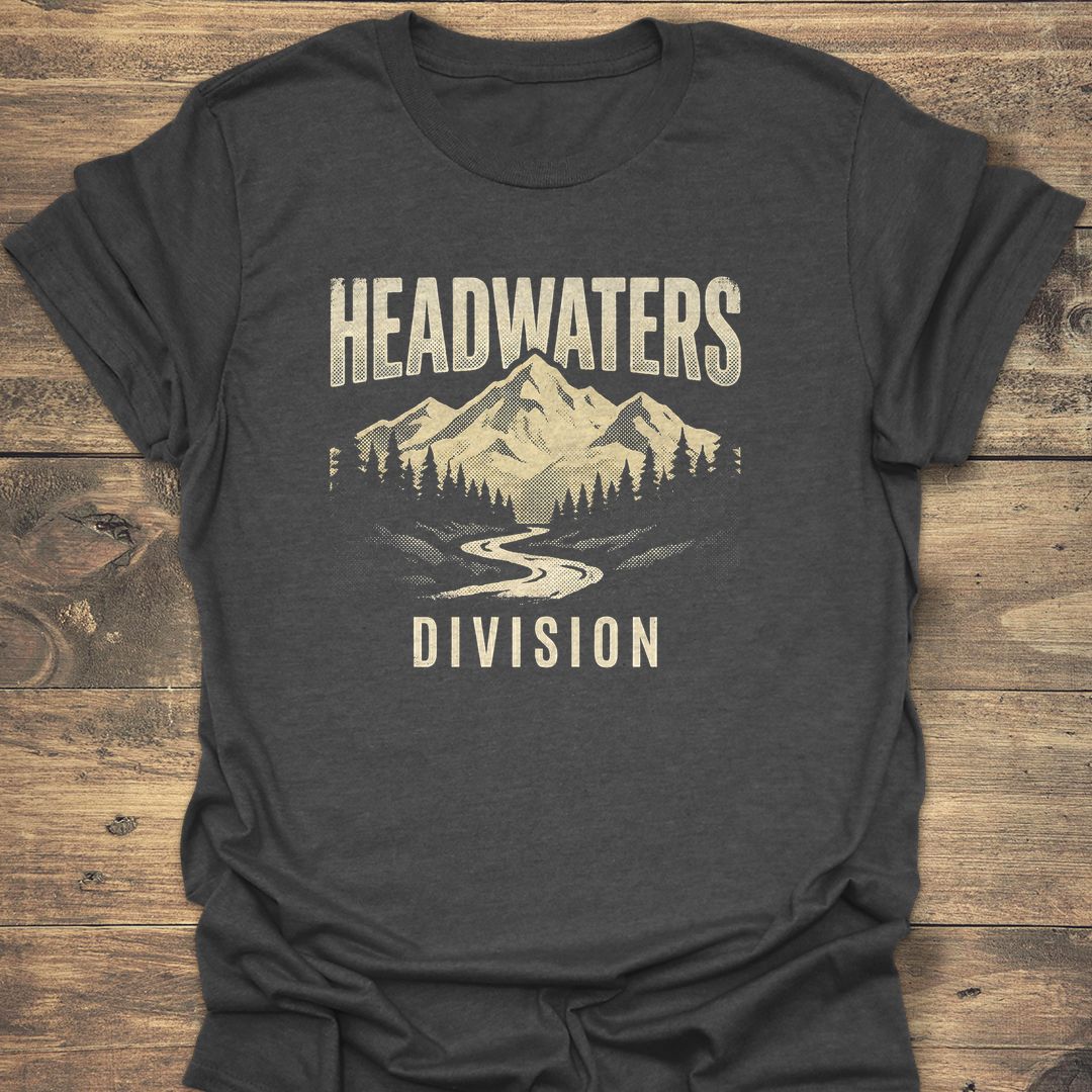 Headwaters Division - Dark Heather t-shirt