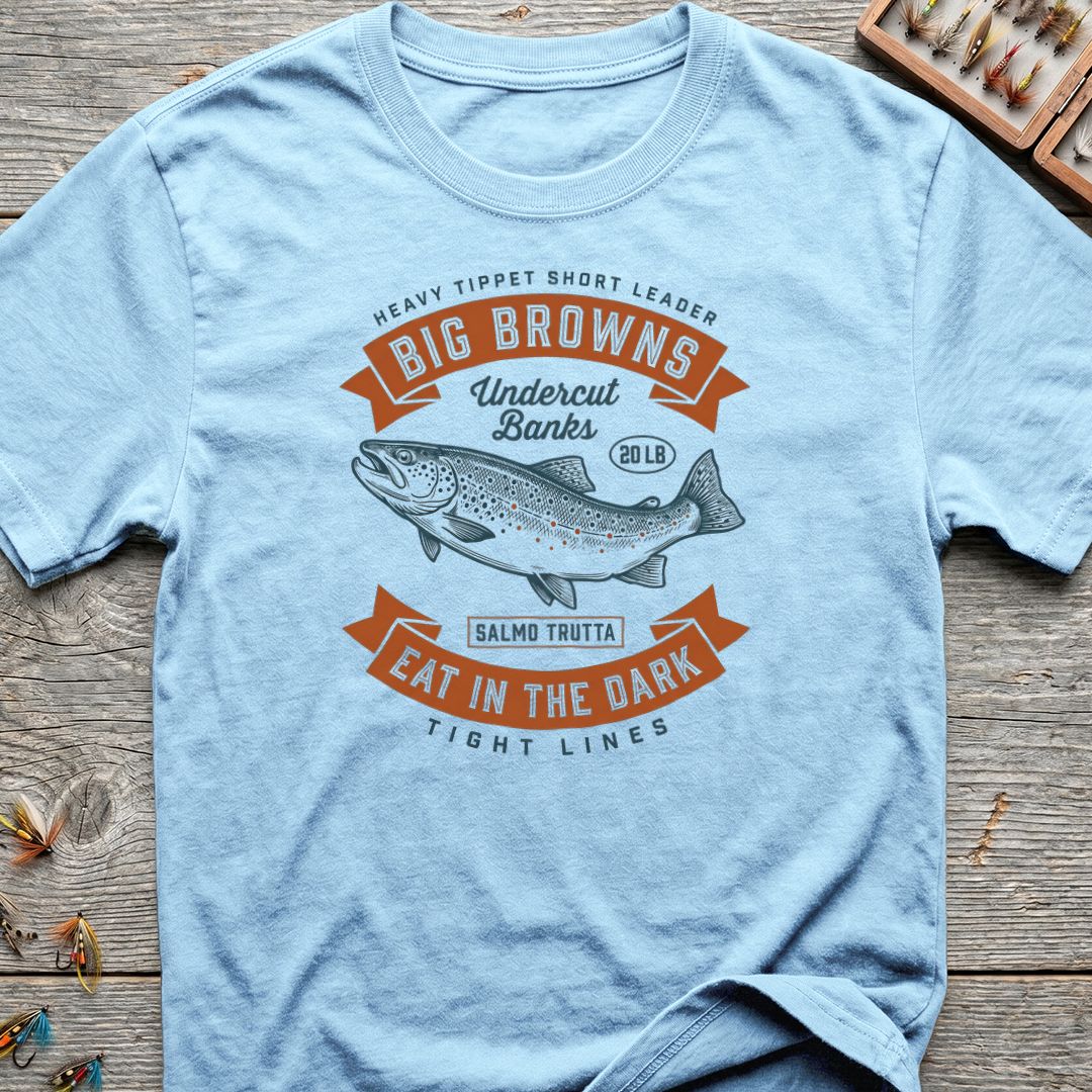 Big Browns Eat In The - Light Blue t-shirt