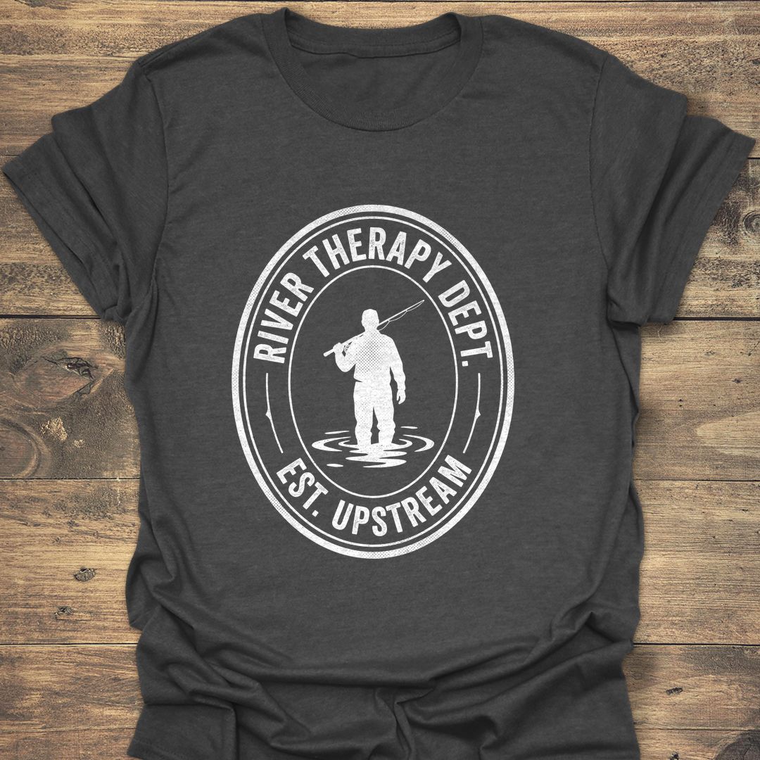 River Therapy Dept - Dark Heather t-shirt