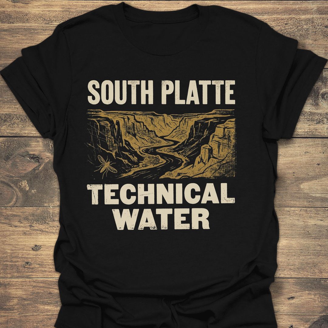 South Platte Technical Water - Black t-shirt