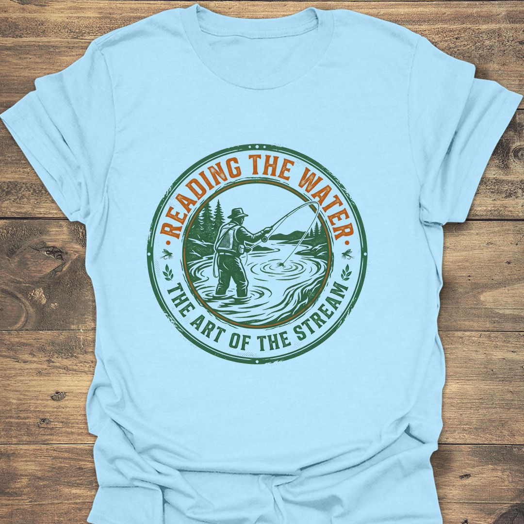 Reading The Water - Light Blue t-shirt