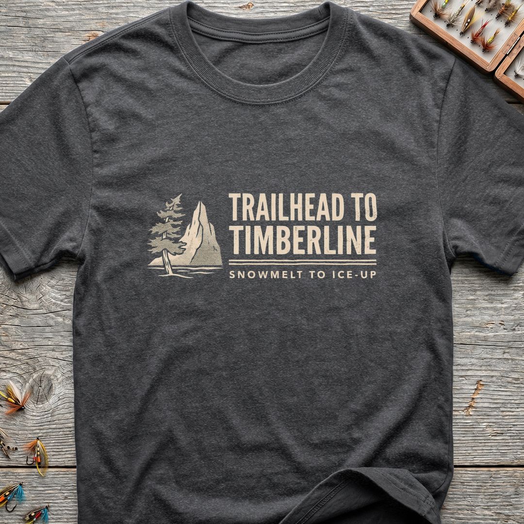 Trailhead To Timberline - Dark Heather t-shirt