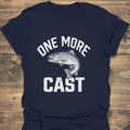 One More Cast Trout - Navy t-shirt